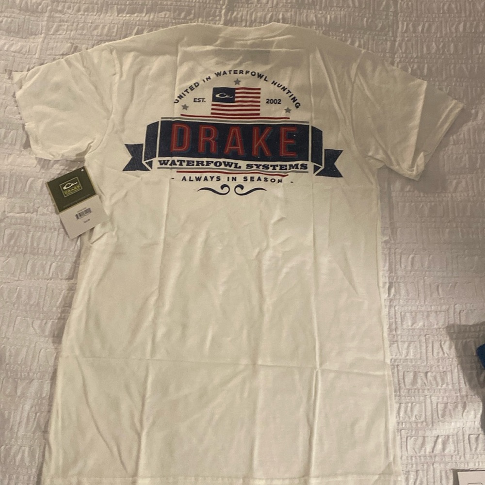 Drake Waterfowl Systems White Hunting T-Shirt